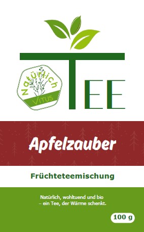 Apfelzauber (natürlich aromatisierte Früchte- Gewürzteemischung)