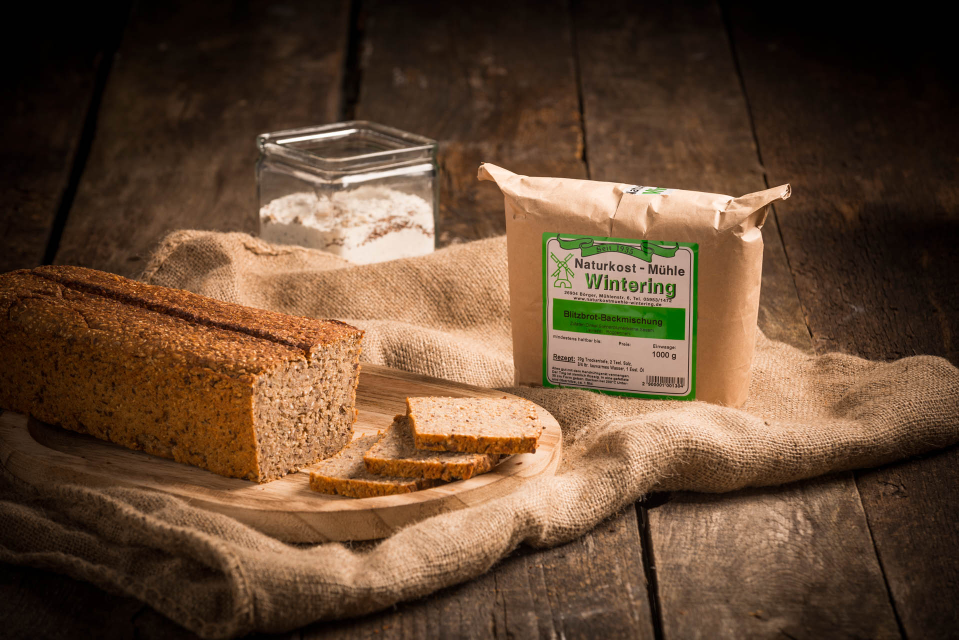 Blitzbrot-Backmischung (100 % Bio)