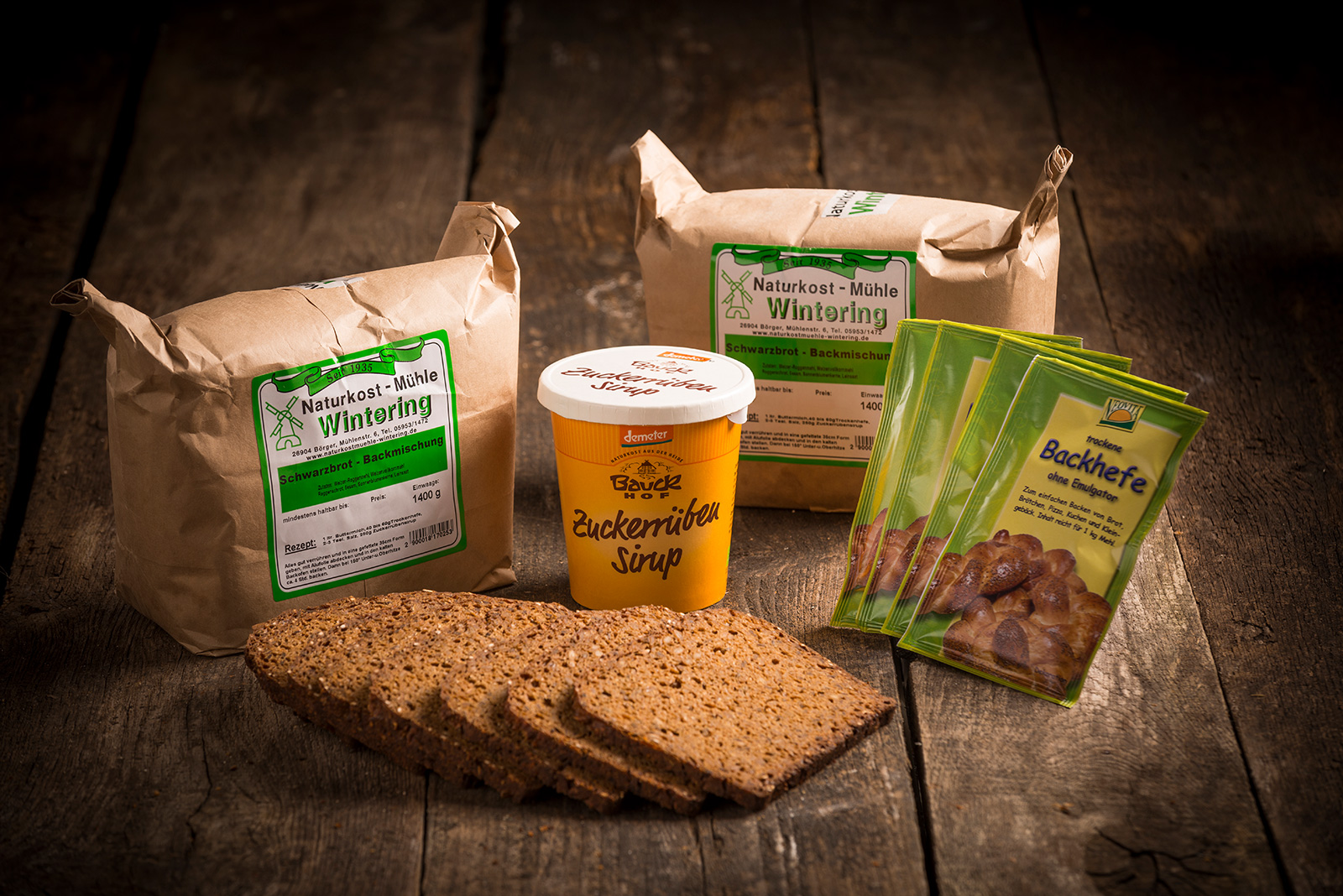 Schwarzbrot-Starter-Set